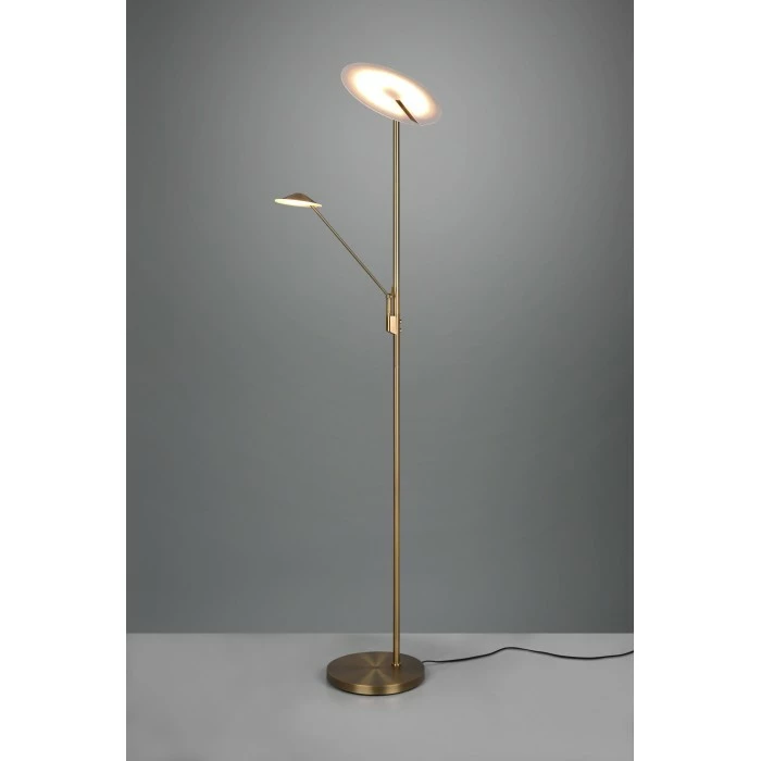 Trio Leuchten Trio Brantford Deckenfluter LED Altmessing, 1-flammig – Bild 2