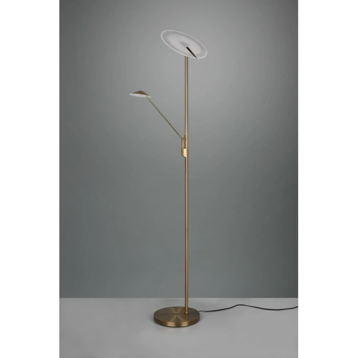 Trio Leuchten Trio Brantford Deckenfluter LED Altmessing, 1-flammig – Bild 7