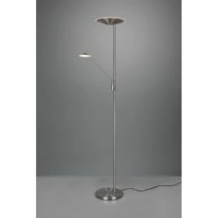 Trio Leuchten Trio Brantford Deckenfluter LED Nickel-Matt, 1-flammig