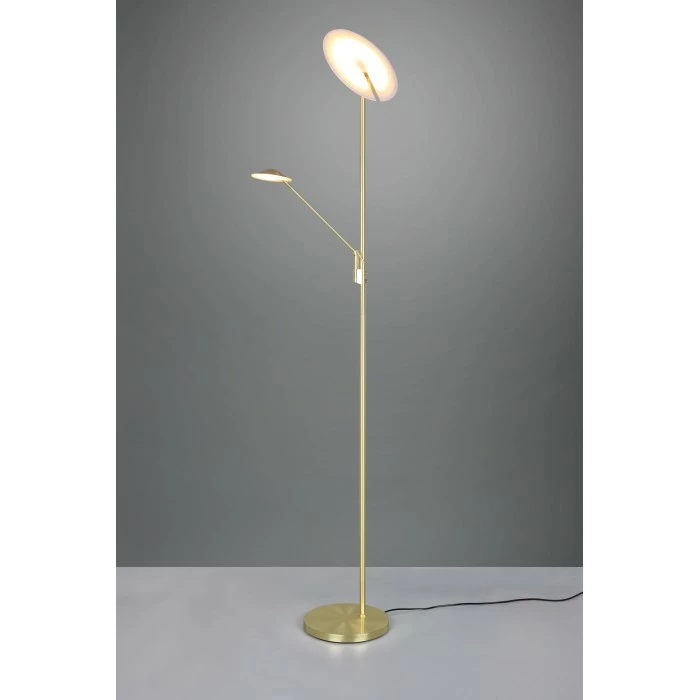 Trio Leuchten Trio Brantford Deckenfluter LED Messing, 1-flammig – Bild 2