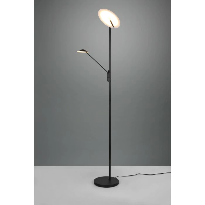 Trio Leuchten Trio Brantford Deckenfluter LED Schwarz, 1-flammig – Bild 2