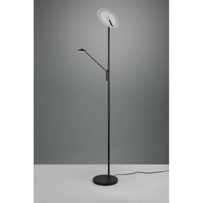 Trio Leuchten Trio Brantford Deckenfluter LED Schwarz, 1-flammig – Bild 7