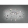 Trio Leuchten Trio Bullet Deckenleuchte LED Chrom, 21-flammig