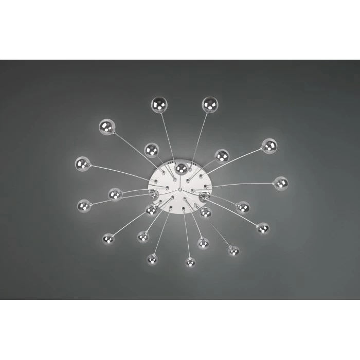 Trio Leuchten Trio Bullet Deckenleuchte LED Chrom, 21-flammig – Bild 2