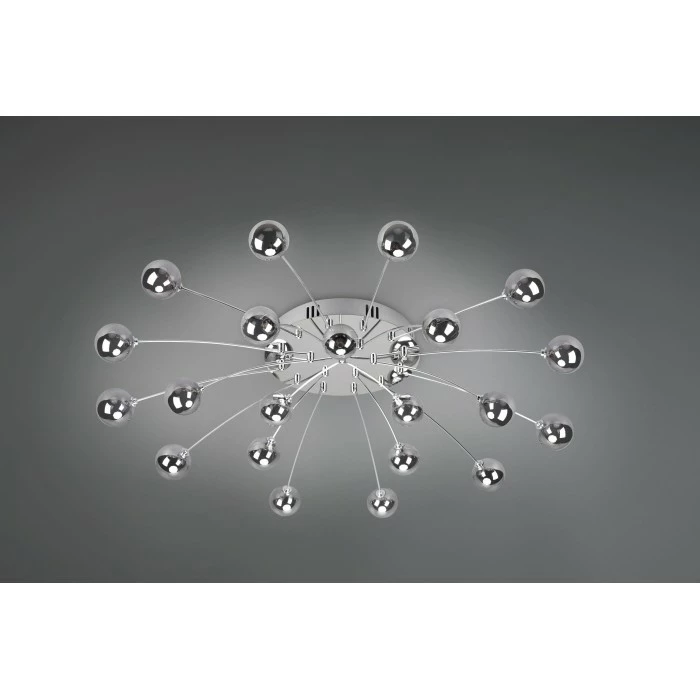 Trio Leuchten Trio Bullet Deckenleuchte LED Chrom, 21-flammig – Bild 7