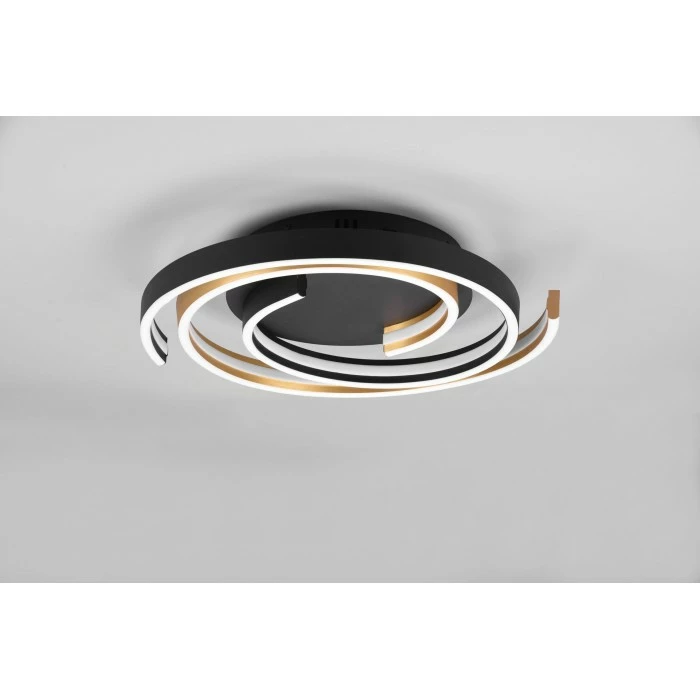 Trio Leuchten Trio Caya Deckenleuchte LED Messing, Schwarz, 1-flammig – Bild 14