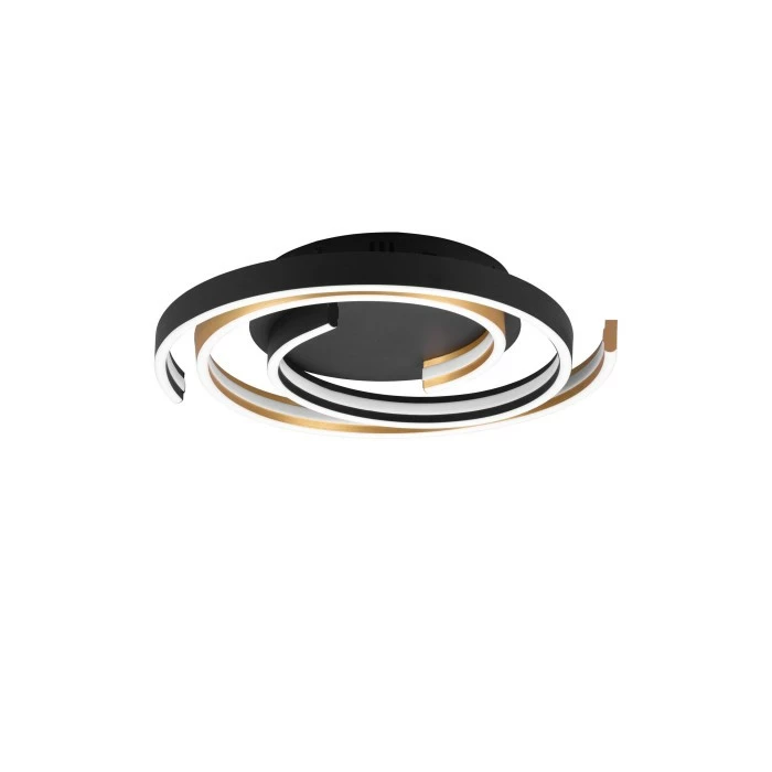 Trio Leuchten Trio Caya Deckenleuchte LED Messing, Schwarz, 1-flammig – Bild 8