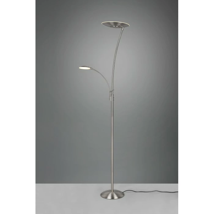 Trio Leuchten Trio Granby Deckenfluter LED Nickel-Matt, 1-flammig – Bild 2