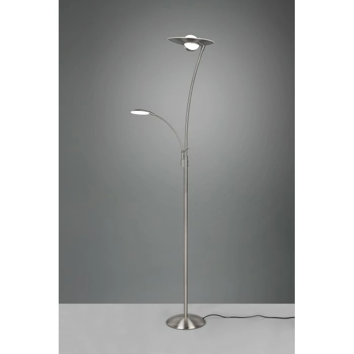 Trio Leuchten Trio Granby Deckenfluter LED Nickel-Matt, 1-flammig – Bild 4