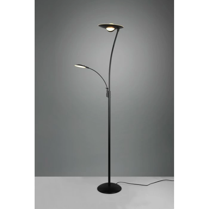 Trio Leuchten Trio Granby Deckenfluter LED Schwarz, 1-flammig