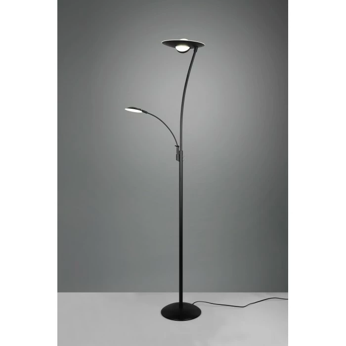 Trio Leuchten Trio Granby Deckenfluter LED Schwarz, 1-flammig – Bild 4