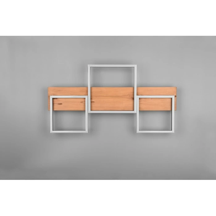 Trio Leuchten Trio Harper Deckenleuchte LED Schwarz, Weiß, Naturfarben, 1-flammig – Bild 3