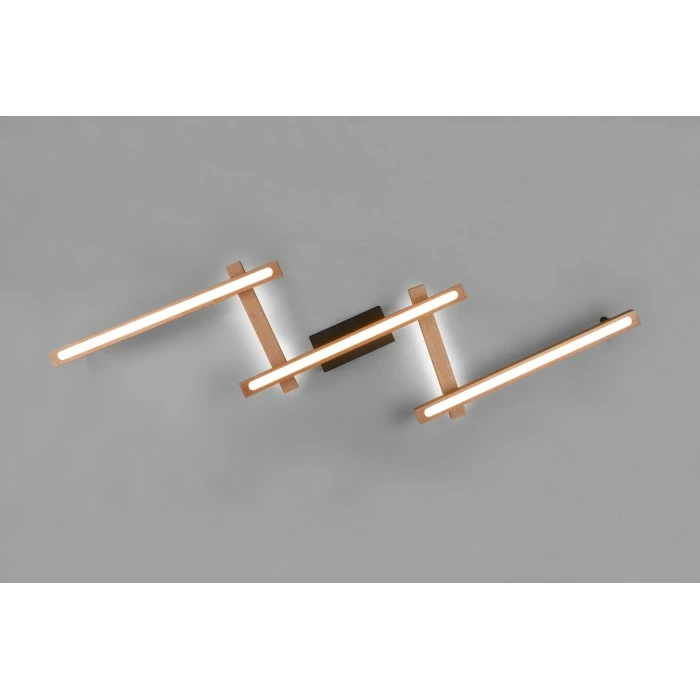 Trio Leuchten Bellari Deckenleuchte LED Braun, 1-flammig, Fernbedienung – Bild 7