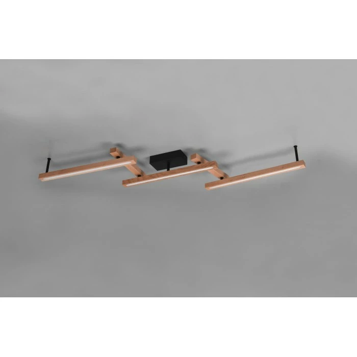 Trio Leuchten Bellari Deckenleuchte LED Braun, 1-flammig, Fernbedienung – Bild 8