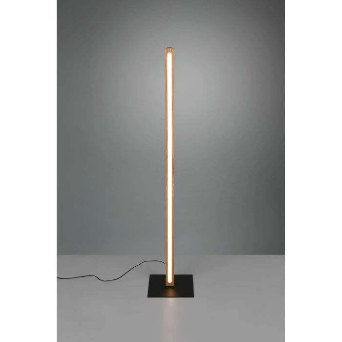 Trio Leuchten Bellari Stehleuchte LED Holz hell, 1-flammig – Bild 3