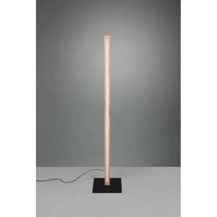Trio Leuchten Bellari Stehleuchte LED Holz hell, 1-flammig – Bild 6