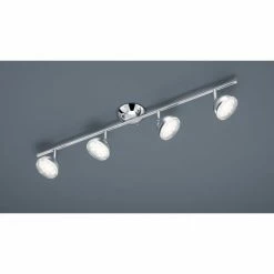 Trio Leuchten BOLOU Deckenleuchte LED Chrom, 4-flammig