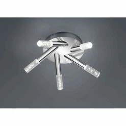 Trio Leuchten BOLSA Deckenleuchte LED Chrom, 5-flammig