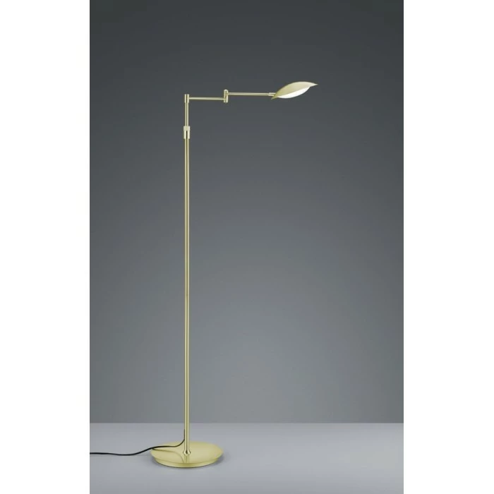 Trio Leuchten CALCIO Stehleuchte LED Messing, 1-flammig