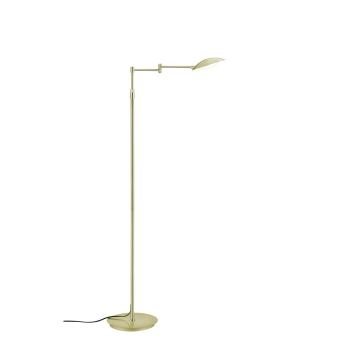 Trio Leuchten CALCIO Stehleuchte LED Messing, 1-flammig – Bild 2