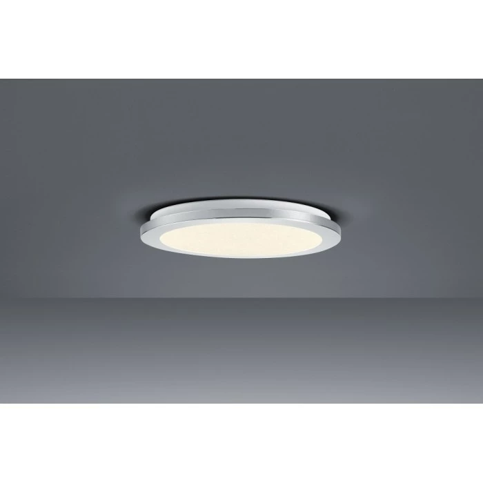 Trio Leuchten CESAR Deckenleuchte LED Chrom, 1-flammig