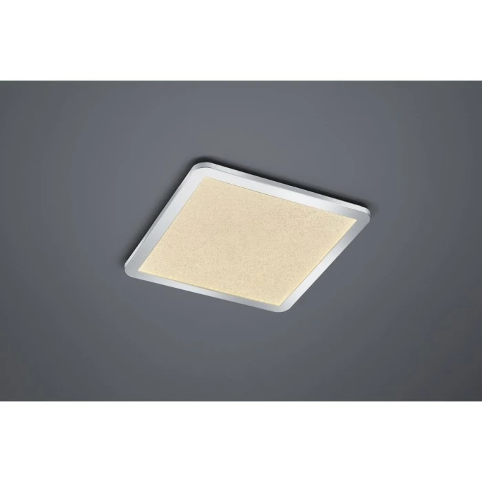 Trio Leuchten CESAR Deckenleuchte LED Chrom, 1-flammig