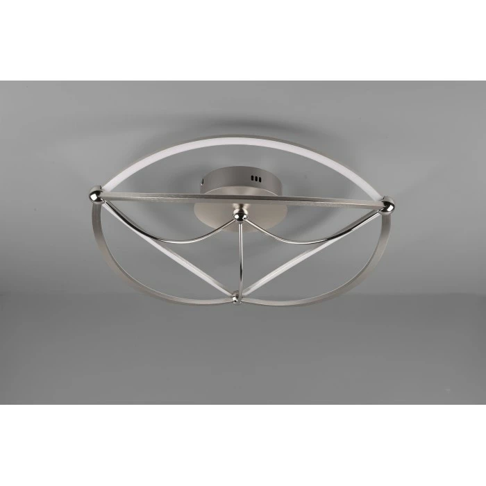 Trio Leuchten Charivari Deckenleuchte LED Nickel-Matt, 1-flammig – Bild 2