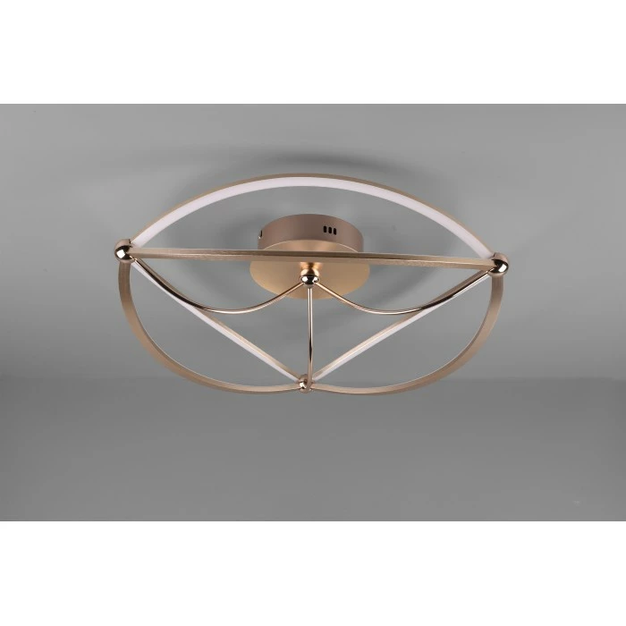 Trio Leuchten Charivari Deckenleuchte LED Messing, 1-flammig – Bild 2