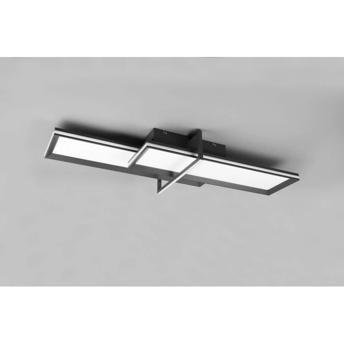 Trio Leuchten Charleston Deckenleuchte LED Anthrazit, 2-flammig – Bild 12