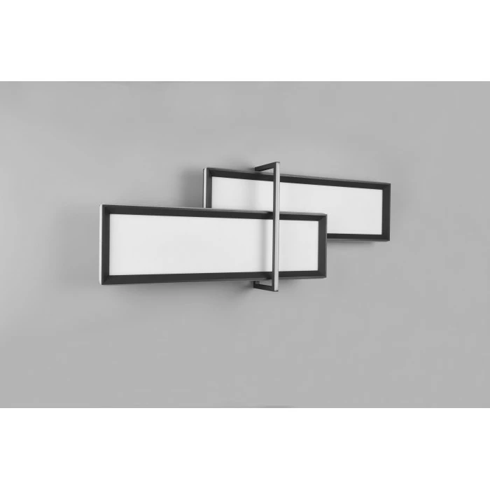 Trio Leuchten Charleston Deckenleuchte LED Anthrazit, 2-flammig – Bild 3