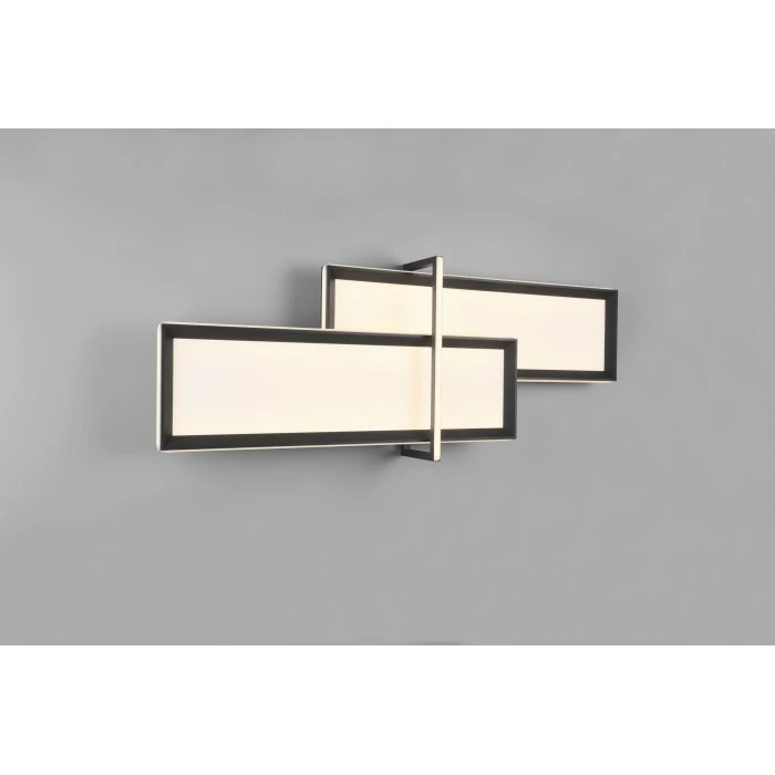 Trio Leuchten Charleston Deckenleuchte LED Anthrazit, 2-flammig – Bild 6