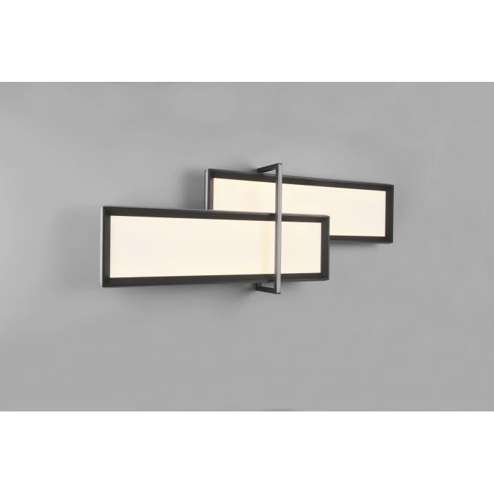 Trio Leuchten Charleston Deckenleuchte LED Anthrazit, 2-flammig – Bild 7