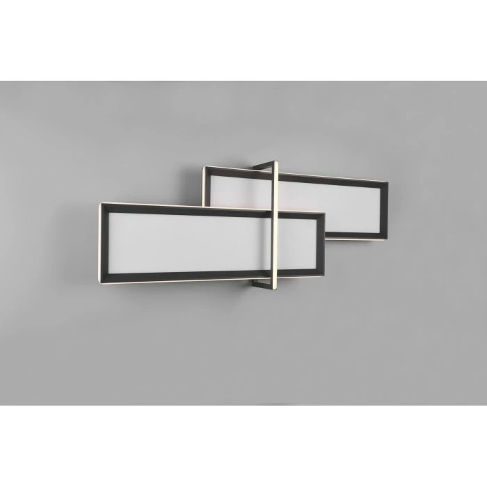 Trio Leuchten Charleston Deckenleuchte LED Anthrazit, 2-flammig – Bild 8