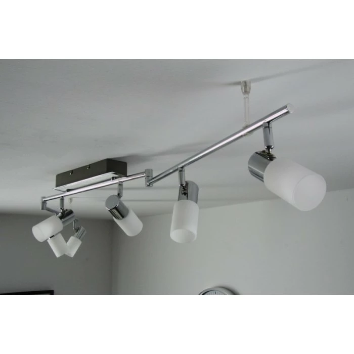 Trio Leuchten CLAPTON Deckenleuchte LED Chrom, Aluminium, Edelstahl, 6-flammig – Bild 11