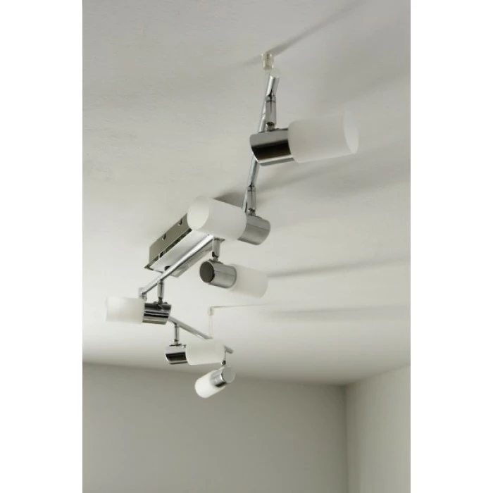 Trio Leuchten CLAPTON Deckenleuchte LED Chrom, Aluminium, Edelstahl, 6-flammig – Bild 14