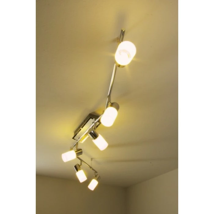 Trio Leuchten CLAPTON Deckenleuchte LED Chrom, Aluminium, Edelstahl, 6-flammig – Bild 16