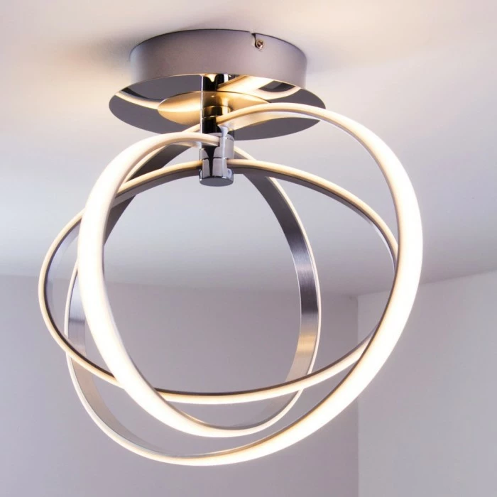 Trio Leuchten CORLAND Deckenleuchte LED Chrom, 1-flammig – Bild 15