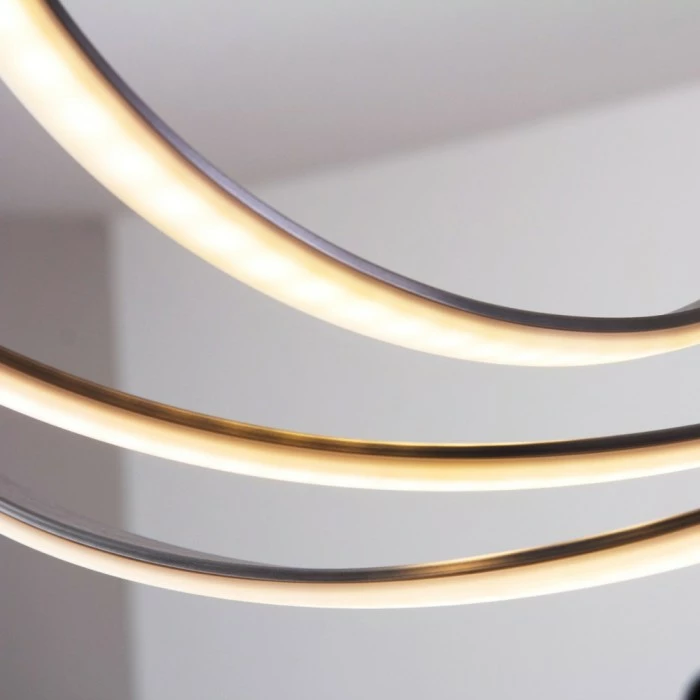 Trio Leuchten CORLAND Deckenleuchte LED Chrom, 1-flammig – Bild 4