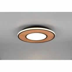 Trio Leuchten Deacon Deckenleuchte LED Braun, 1-flammig