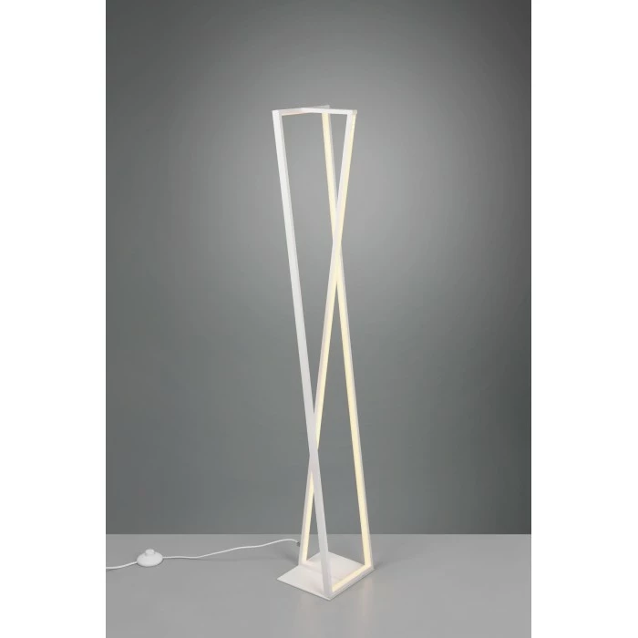 Trio Leuchten Edge Stehleuchte LED Weiß, 1-flammig