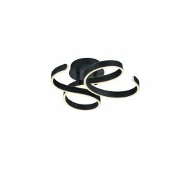 Trio Leuchten Francis Deckenleuchte LED Anthrazit, 1-flammig