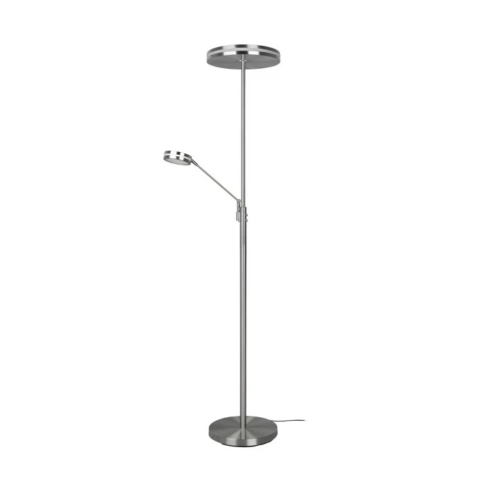 Trio Leuchten Franklin Deckenfluter LED Nickel-Matt, 2-flammig – Bild 7