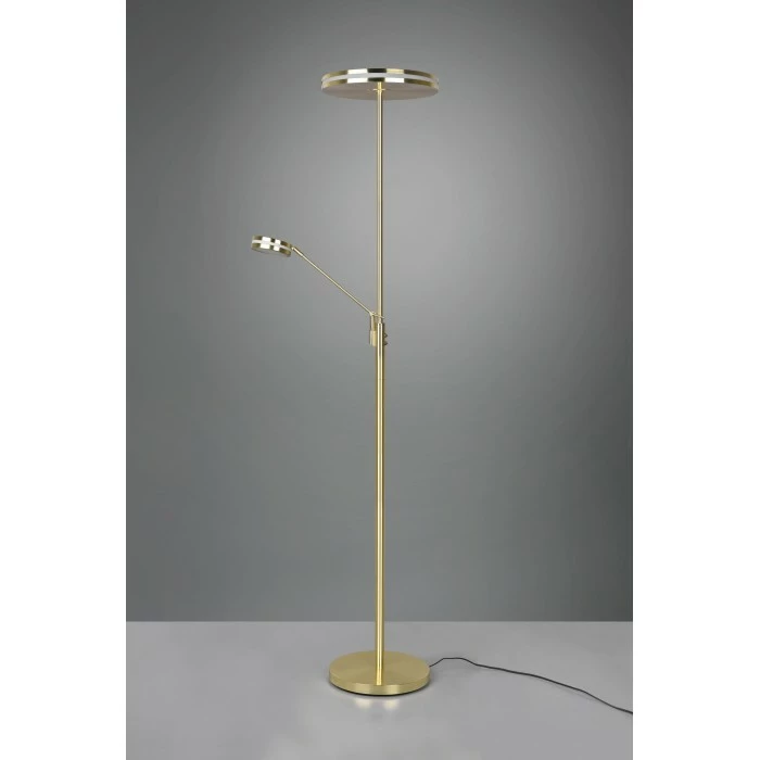 Trio Leuchten Franklin Deckenfluter LED Messing, 2-flammig – Bild 13