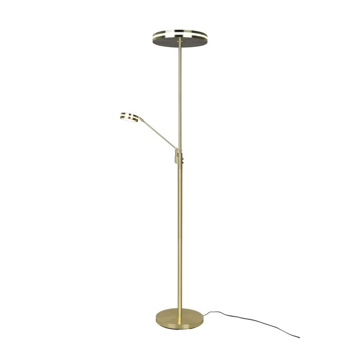 Trio Leuchten Franklin Deckenfluter LED Messing, 2-flammig – Bild 5