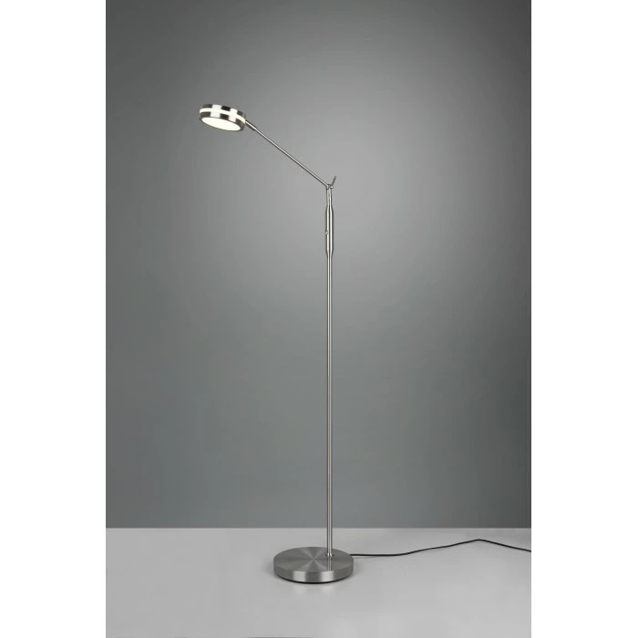 Trio Leuchten Franklin Stehleuchte LED Nickel-Matt, 1-flammig – Bild 10