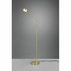Trio Leuchten Franklin Stehleuchte LED Messing, 1-flammig