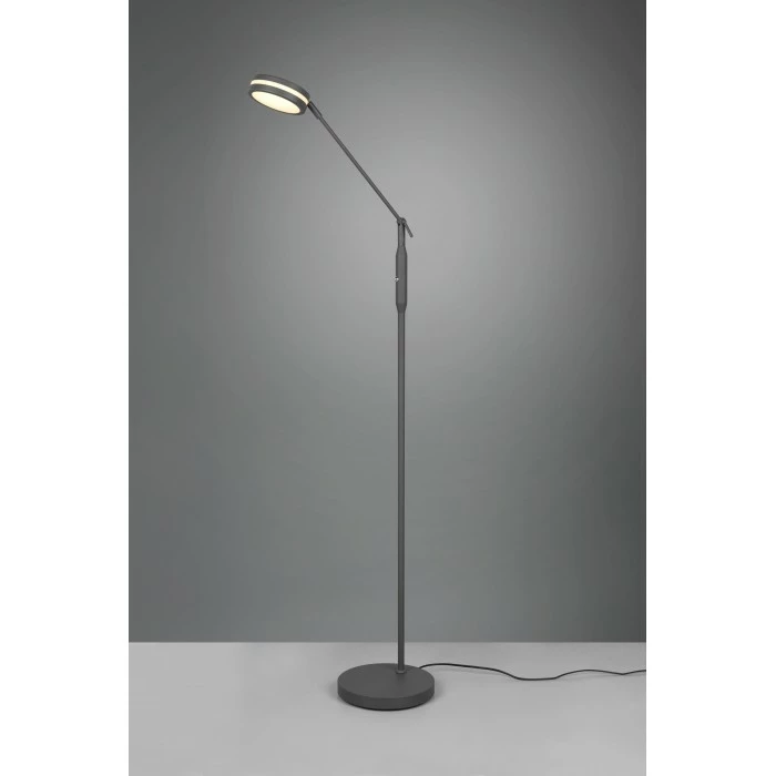 Trio Leuchten Franklin Stehleuchte LED Anthrazit, 1-flammig – Bild 2