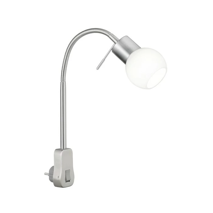 Trio Leuchten FRED Wandleuchte LED Nickel-Matt, 1-flammig – Bild 3