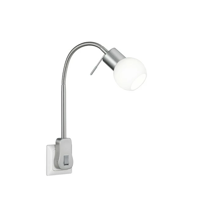 Trio Leuchten FRED Wandleuchte LED Nickel-Matt, 1-flammig – Bild 4