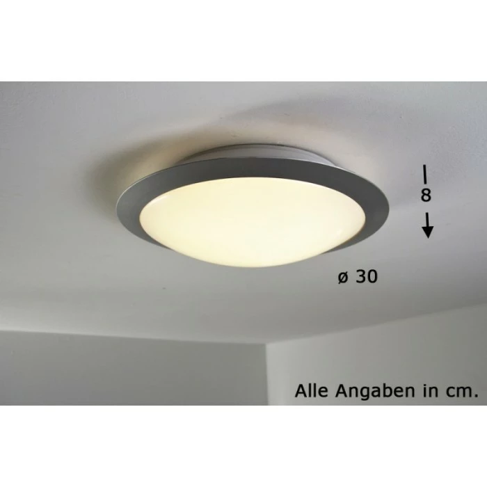 Trio Leuchten GONZALO Deckenleuchte LED Weiß, Titan, 1-flammig – Bild 3